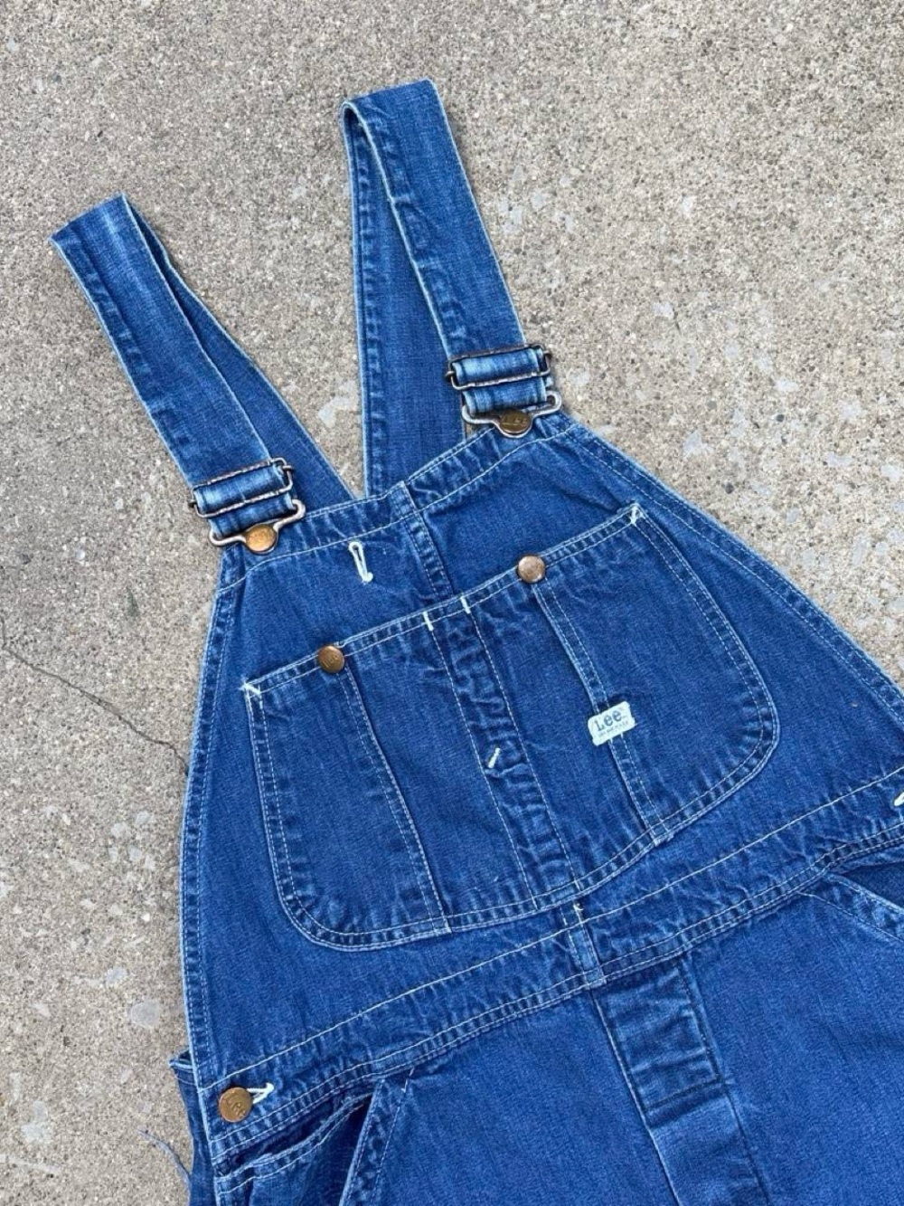 Rare vintage 1960s Lee Jeans Denim Overalls